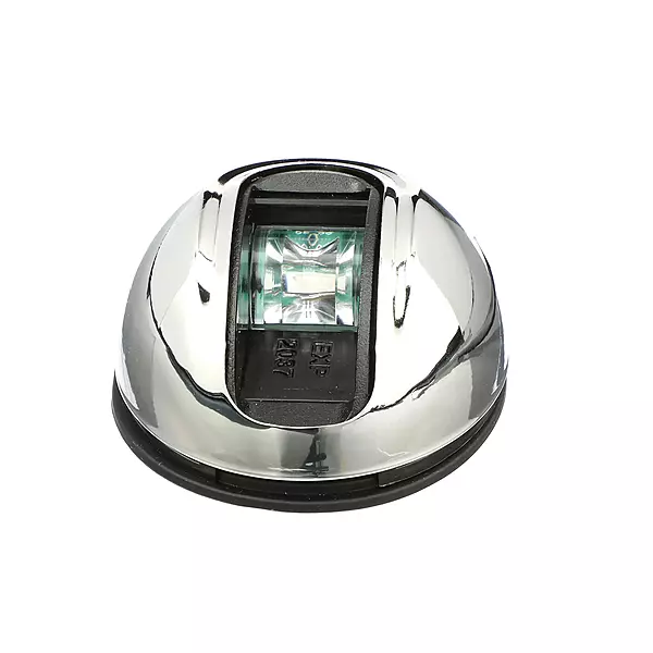 Attwood NV4012SSG-7 LightArmor 2-Mile Vertical Surface Mount Navigation Light, Green LED Lighting