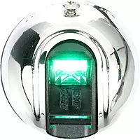 Attwood NV4012SSG-7 LightArmor 2-Mile Vertical Surface Mount Navigation Light, Green LED Lighting