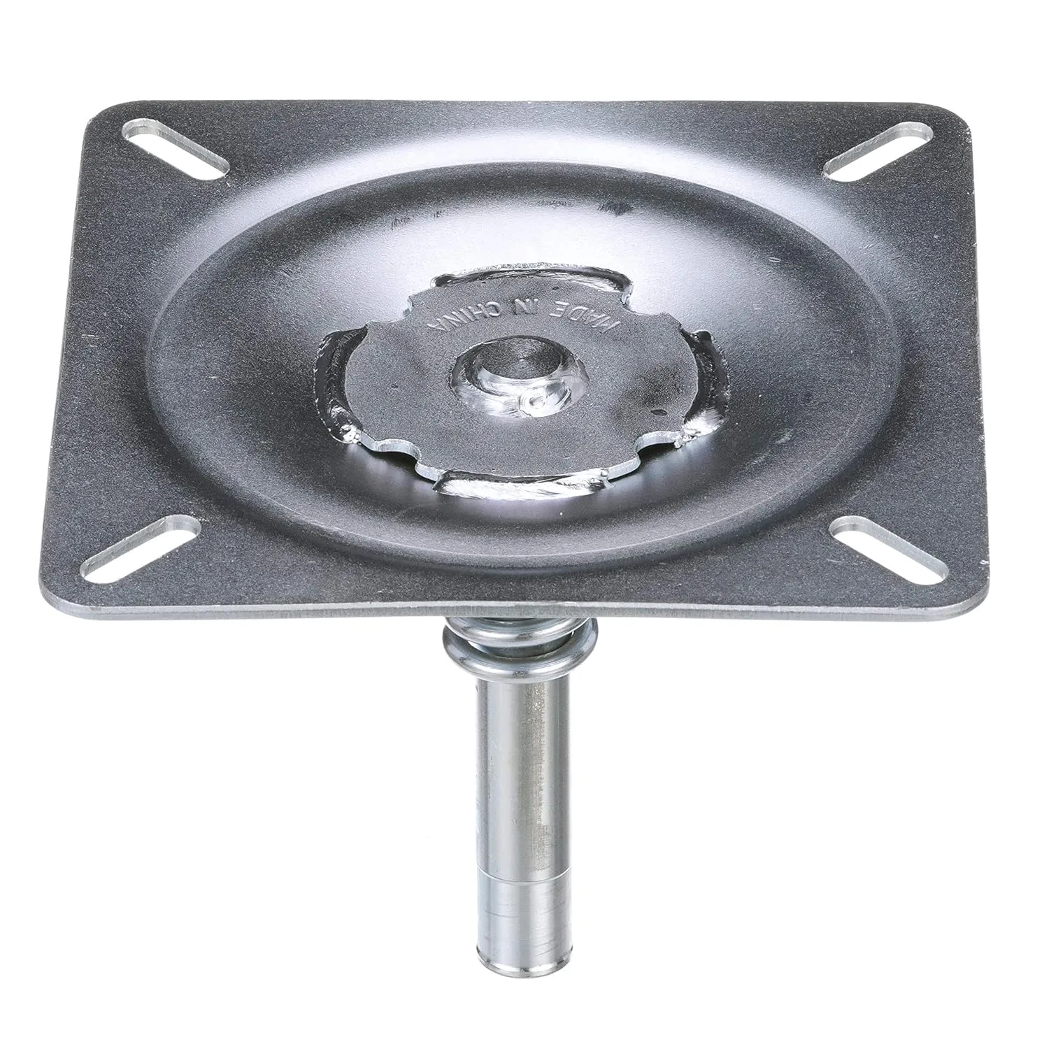 Attwood SP-1002 Lock’N’Pin ¾-Inch Pin Seat Mount, 2 ¾-Inch Steel Pin with Spring, 3-Degree Tilt