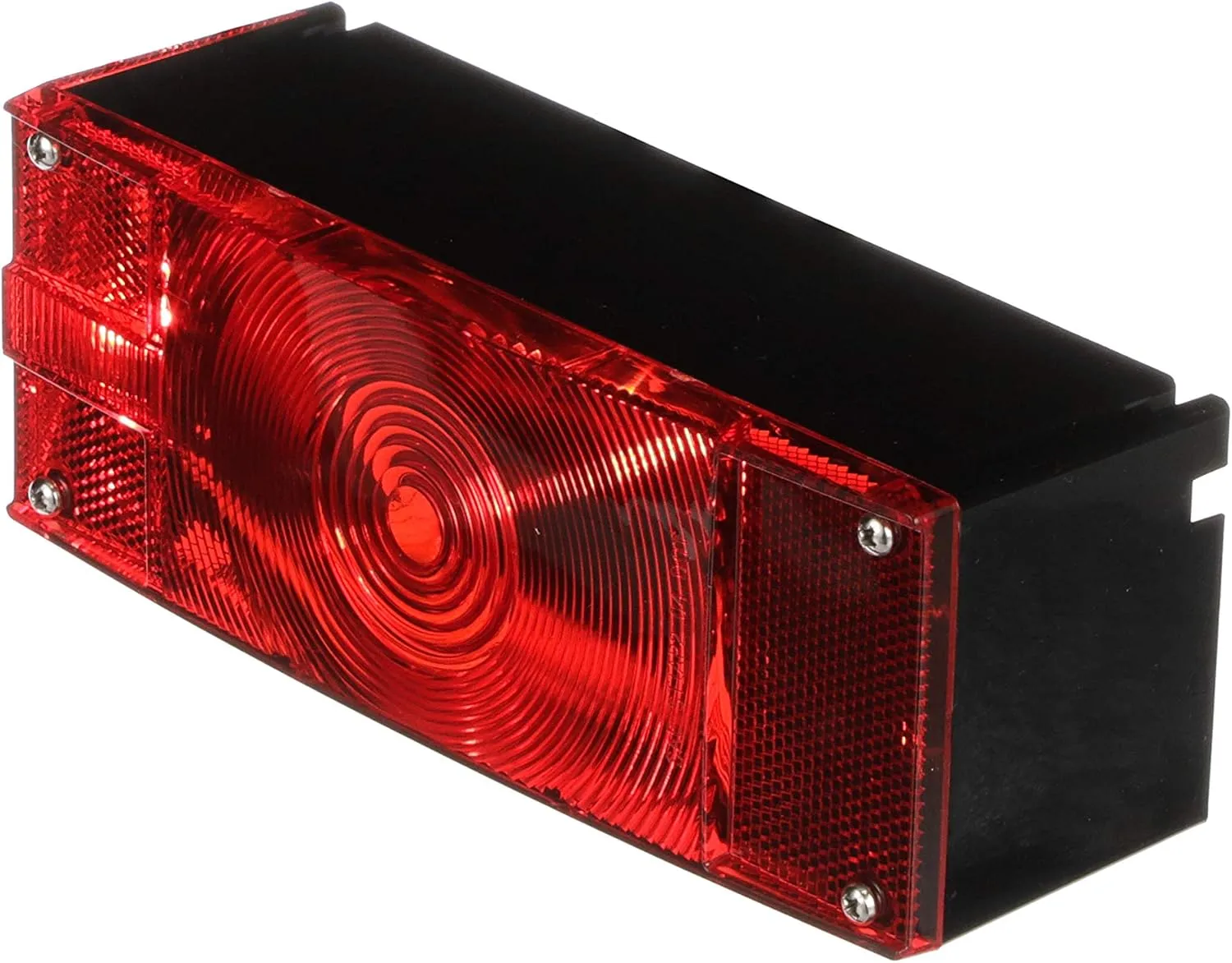 Attwood 14063-7 Low-Profile Submersible Trailer Light Kit, for Trailers Over 80 Inches Wide, 2 Lamps, Wiring Harness