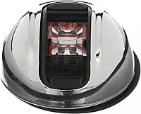 Attwood LightArmor Vertical Surface Mount Navigation Light - Oval - Port (Red) - Stainless Steel - 2NM