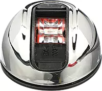 Attwood LightArmor Vertical Surface Mount Navigation Light - Oval - Port (Red) - Stainless Steel - 2NM
