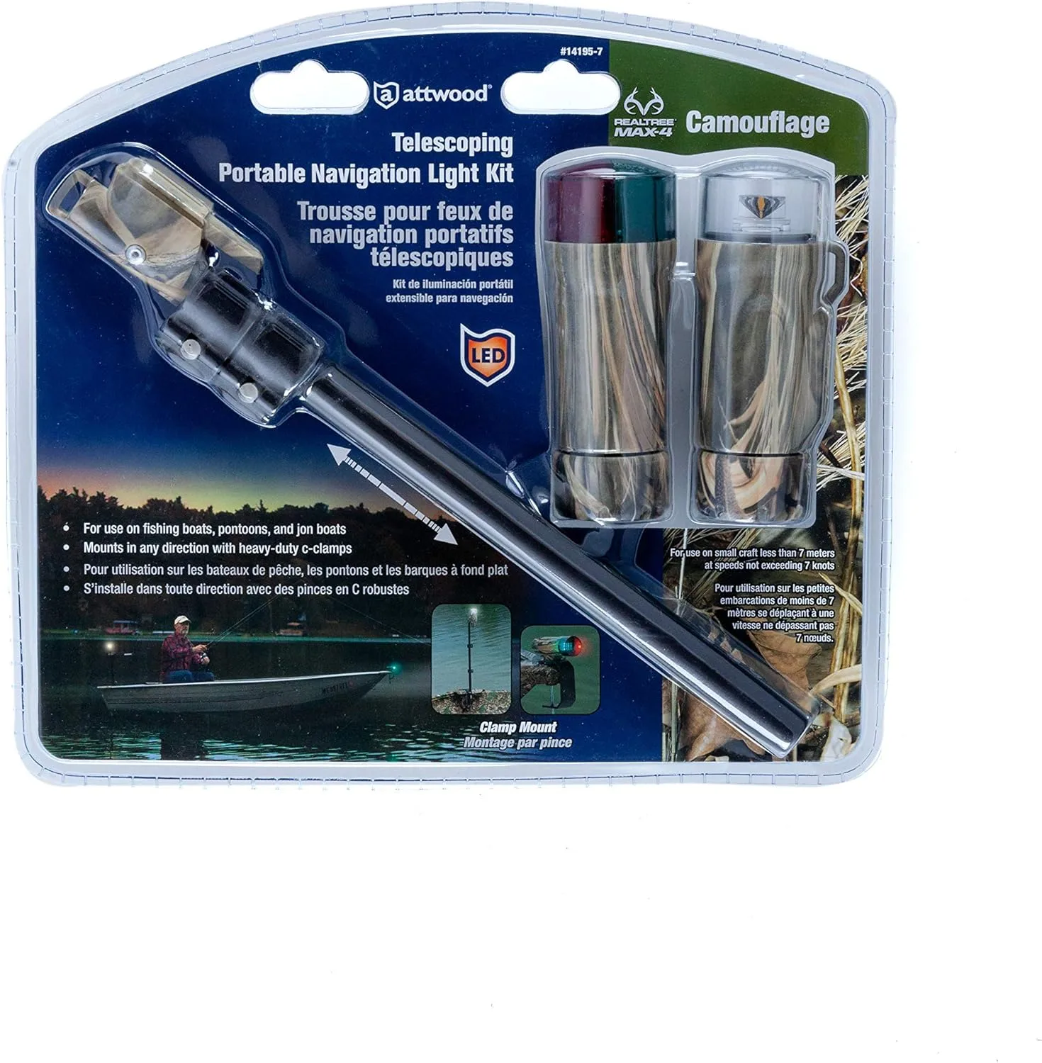 ATTWOOD Portable LED Navigation Light Kit