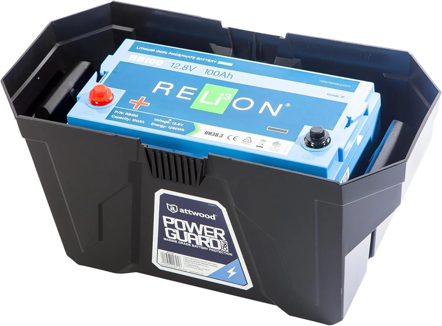 ATTWOOD PowerGuard Vented Battery Box