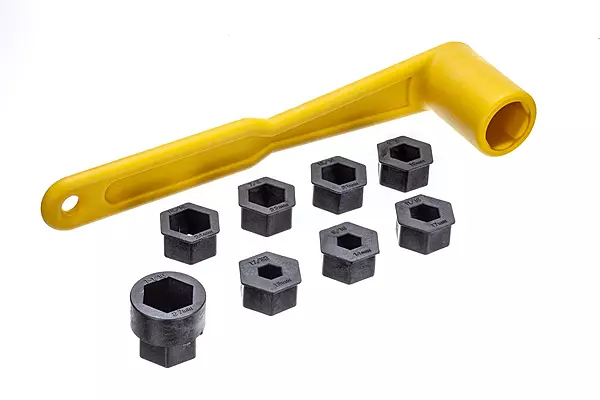 Attwood 11370-7 Universal Prop Wrench Kit with Multiple Sockets 17/32" - 1-1/4"
