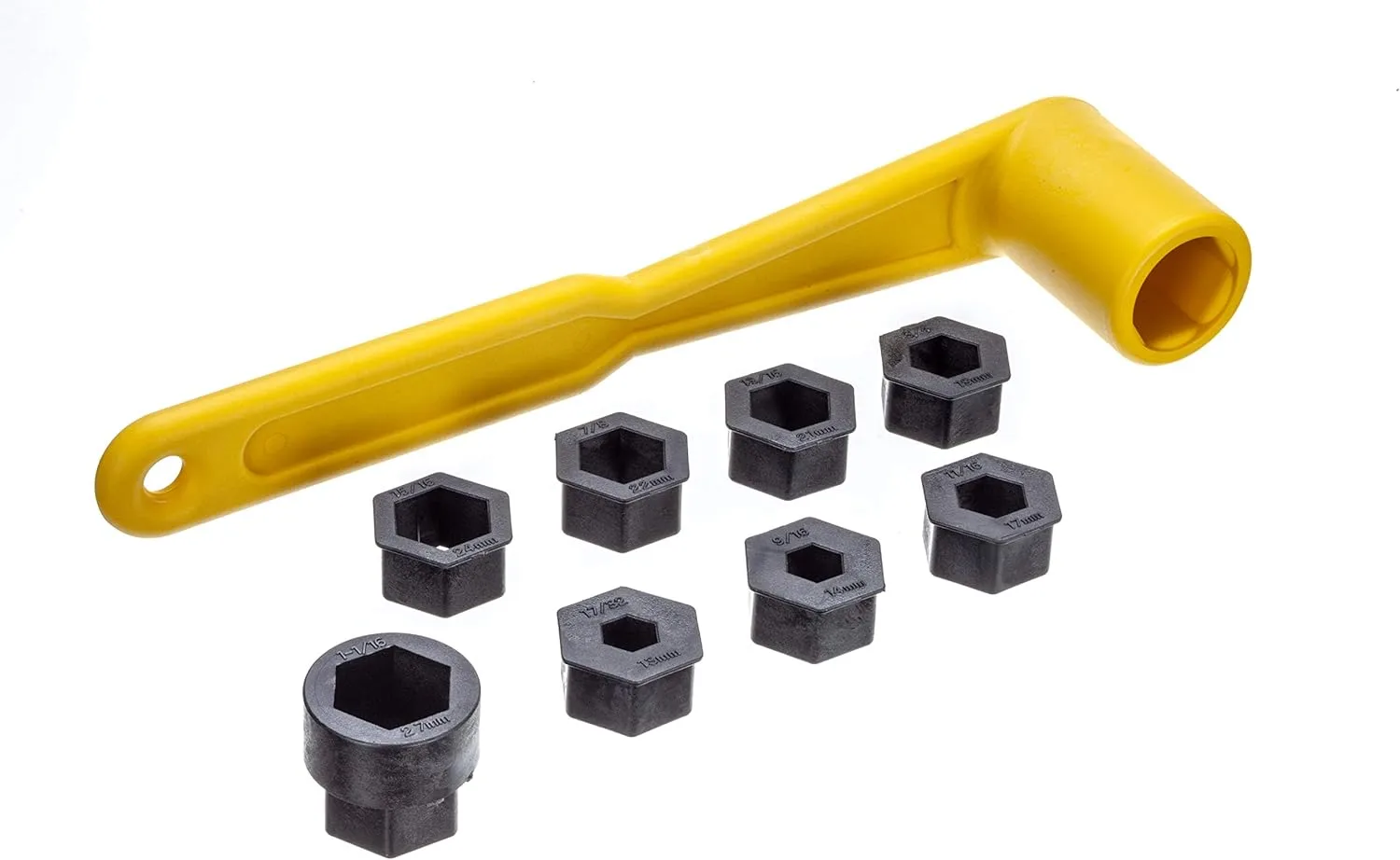 Attwood 11370-7 Universal Prop Wrench Kit with Multiple Sockets 17/32" - 1-1/4"