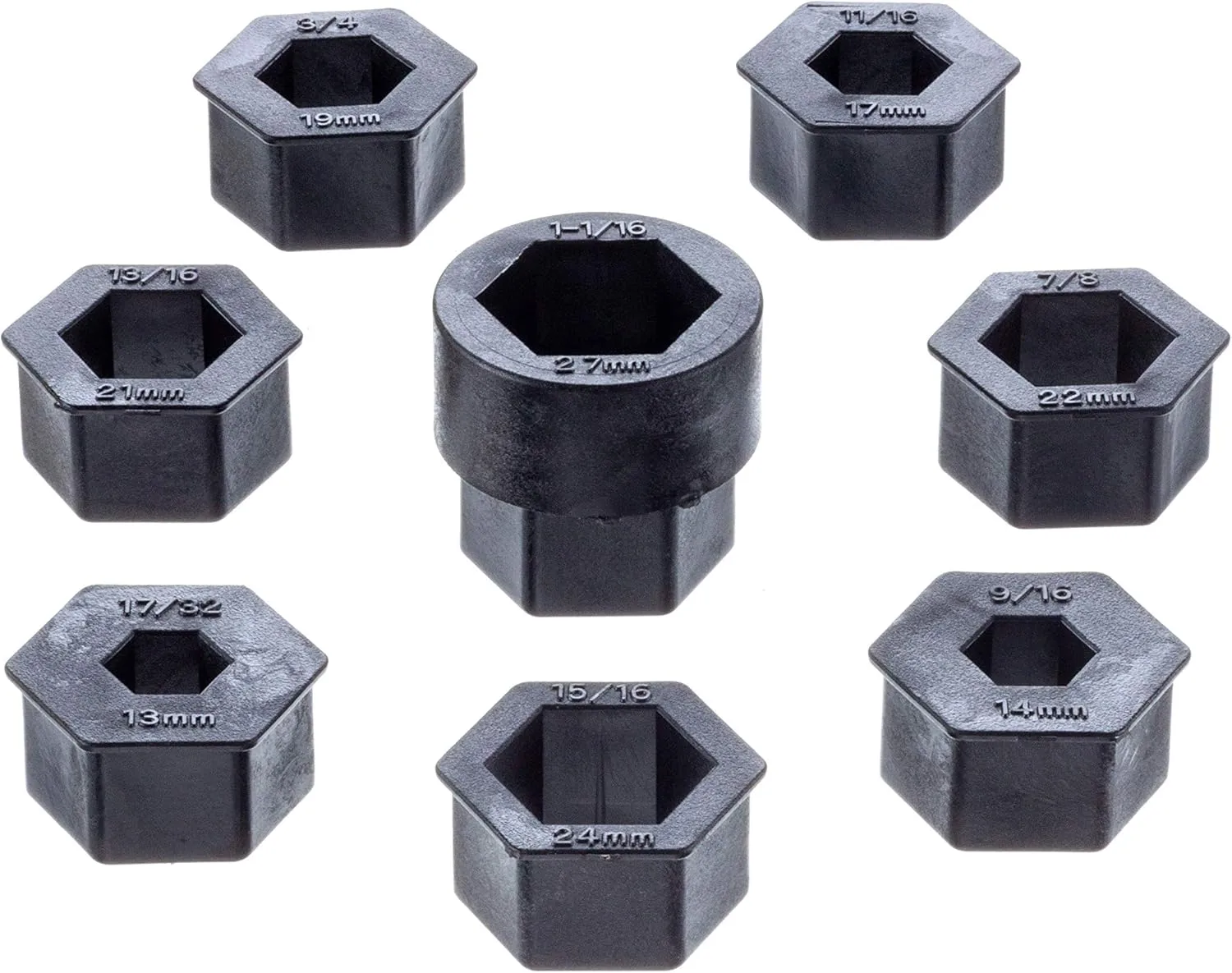 Attwood 11370-7 Universal Prop Wrench Kit with Multiple Sockets 17/32" - 1-1/4"