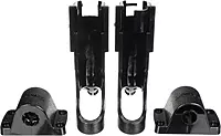 Attwood RH-4646 2-in-1 Non-Adjustable Rod Holders, Sold as Pair, Fixed Vertical Angle, for Most Standard and Ultra-Light Rods