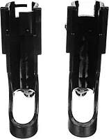 Attwood RH-4646 2-in-1 Non-Adjustable Rod Holders, Sold as Pair, Fixed Vertical Angle, for Most Standard and Ultra-Light Rods