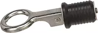 Attwood 7520A3 Snap-Handle Drain Plug, for 1-Inch-Diameter Drains, Locks in Place, Steel Handle, Rubber Plug