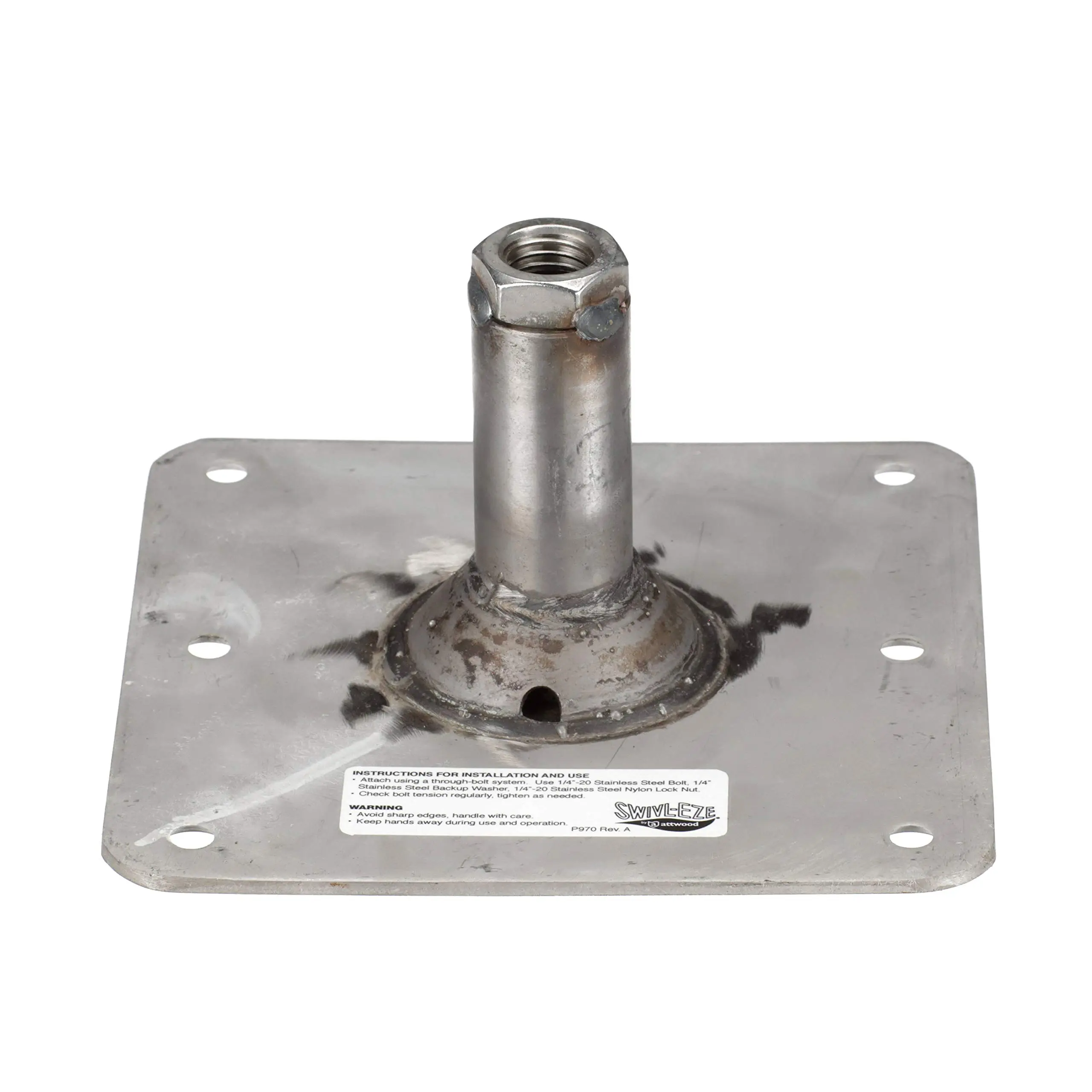 ATTWOOD Swivl-Eze Lock'N-Pin 7x7 Seat Pedestal Base