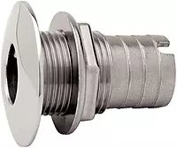 Attwood Stainless Steel Thru-Hull Short Straight Barbed