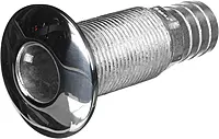 Attwood 66548-3 Stainless Steel Barbed Standard Length Straight Thru-Hull, 1-Inch