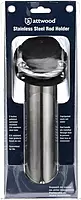 Attwood 66362-7 Stainless Steel Flush Mount Rod Holder, 2-Inch Diameter, 7 ½ Inches Long, 30-Degree Top Flange, Open Base End