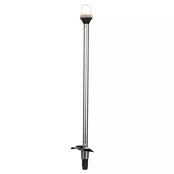 ATTWOOD Stowaway Light w/2-Pin Plug-In Base - 12V - 2-Mile