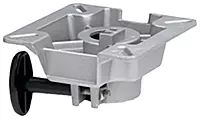 Attwood SWIVL-EZE LakeSport 2-3/8" Seat Mount w/Friction Control - Aluminum