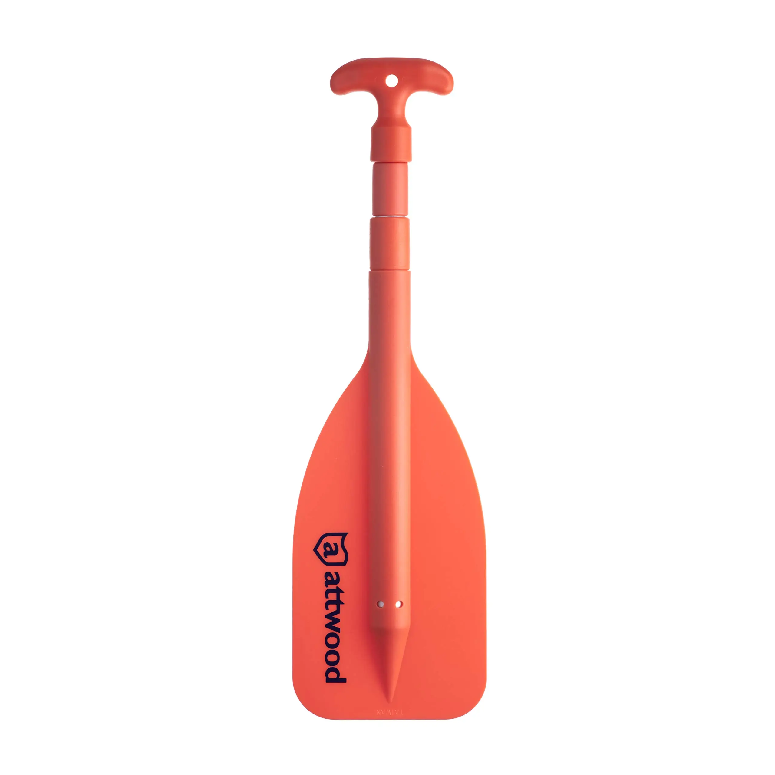 Attwood Emergency Telescoping Paddle for Boating, Orange Paddle 20 Inch to 42 Inch