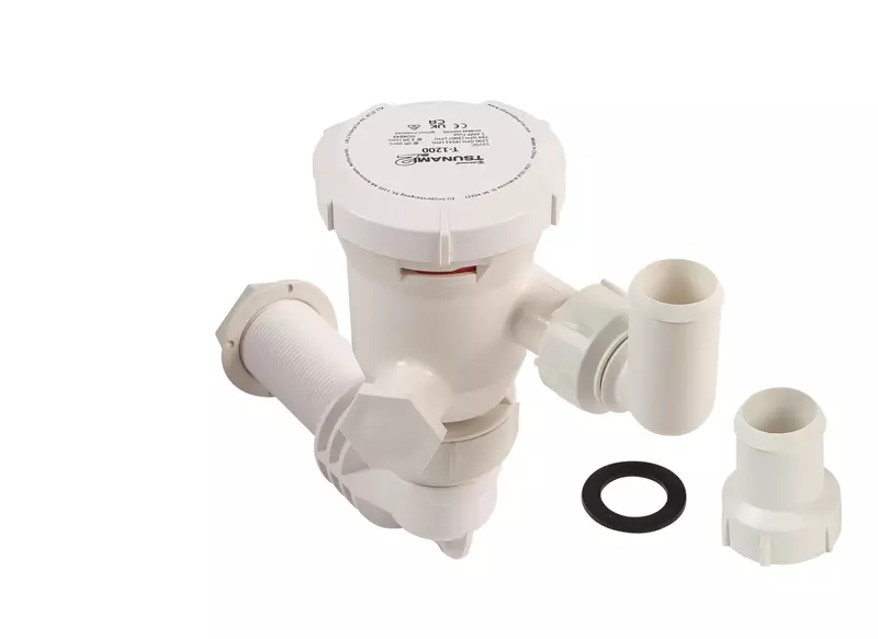 Attwood 5664-4 Tsunami Mk2 1200 GPH Aerator - 12V 90° Elbow