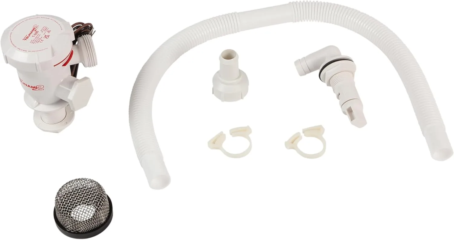 Attwood 5253-4 Tsunami Mk2 500 GPH Livewell Kit