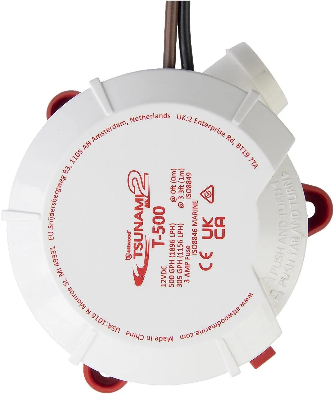 Attwood Tsunami MK2 Manual Bilge Pump