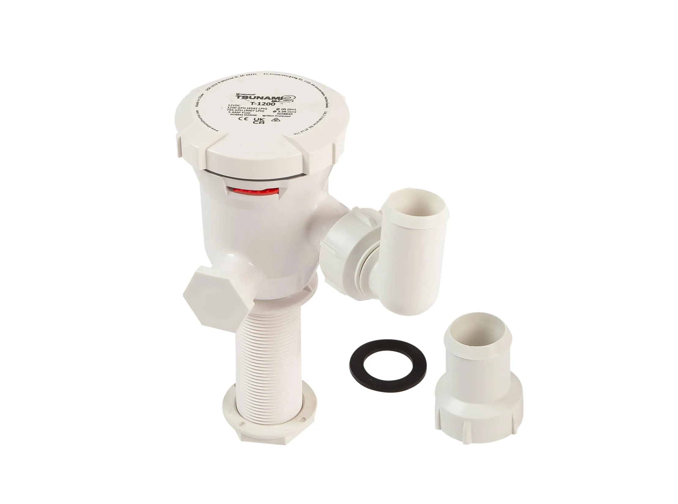 ATTWOOD Tsunami Mk2 12V Aerator for Livewells and Bait Wells