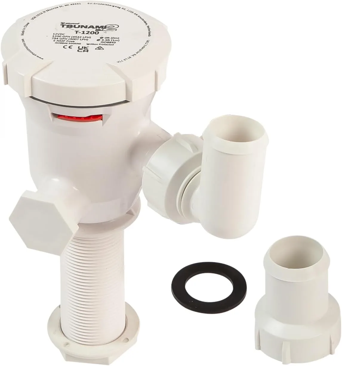ATTWOOD Tsunami Mk2 12V Aerator for Livewells and Bait Wells