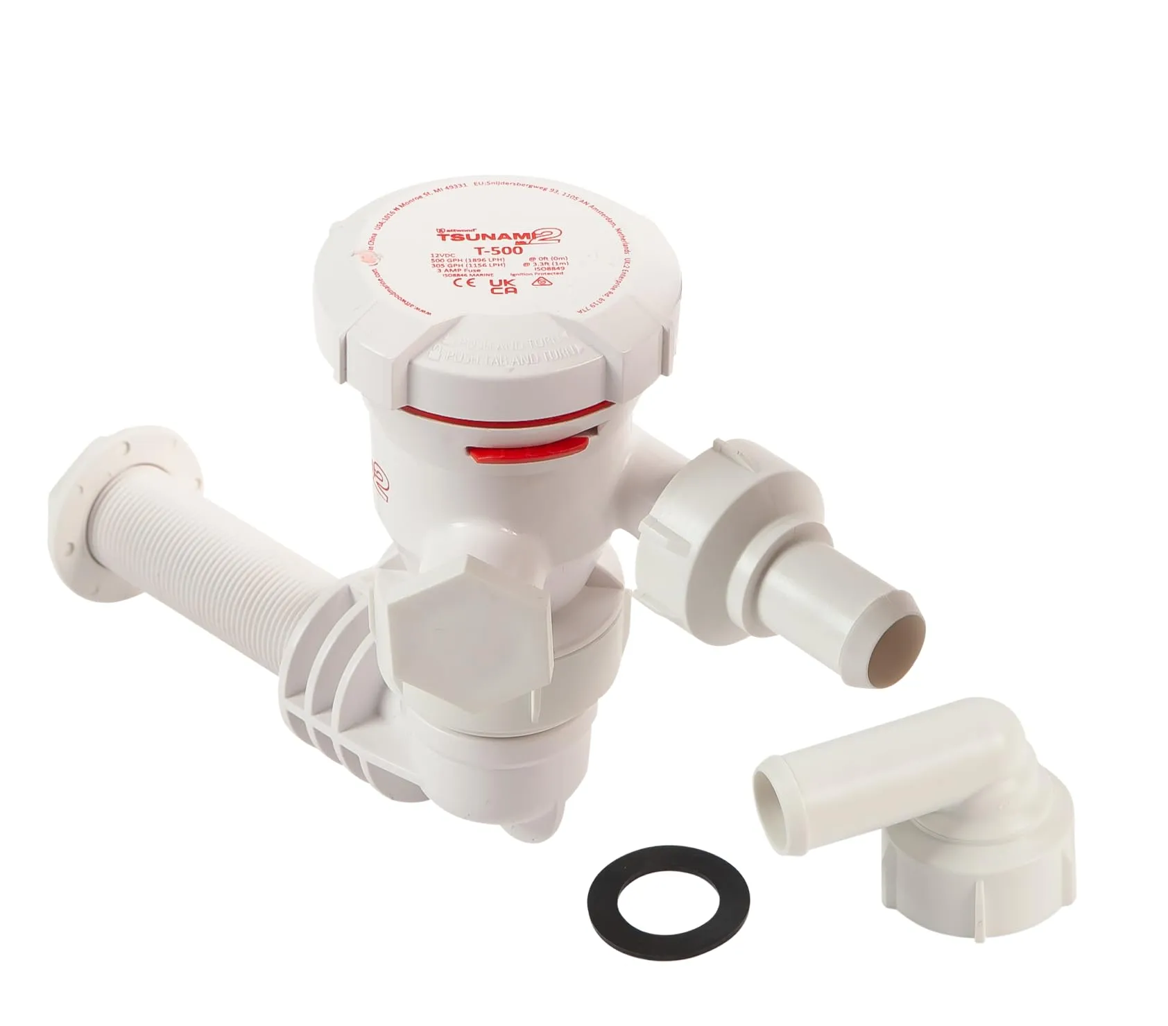 Attwood Tsunami Mk2 T500 Aerator - 12V - 500 GPH