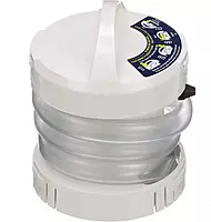 Attwood 4140-4 WaterBuster® Portable Pump, Submersible, Battery Powered, 200 GPH, 42-Inch Hose, 5 ¼-Inch Diameter One Size