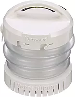 Attwood 4140-4 WaterBuster® Portable Pump, Submersible, Battery Powered, 200 GPH, 42-Inch Hose, 5 ¼-Inch Diameter One Size