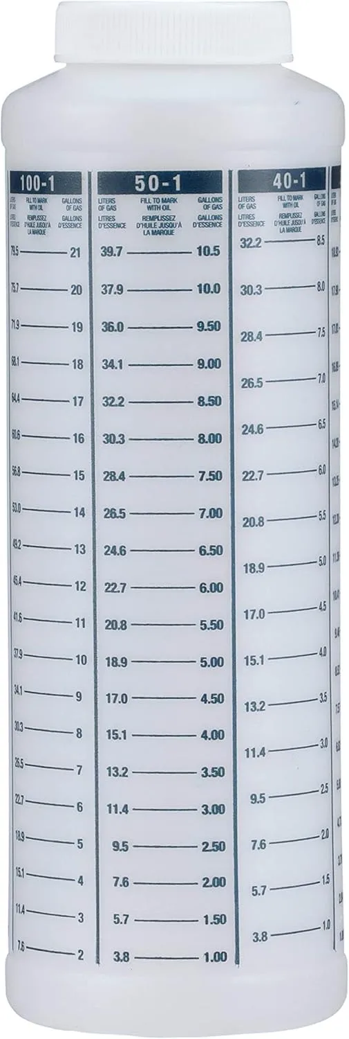 Attwood 11873-1 Wide-Mouth Marine Fuel/Oil Quart