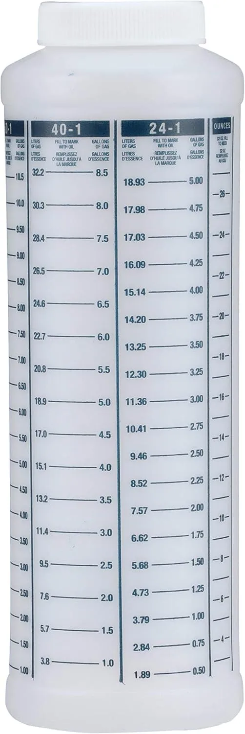 Attwood 11873-1 Wide-Mouth Marine Fuel/Oil Quart
