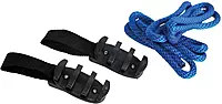 Attwood Zig-Zag Fender Hanger - Pair w/4' Fender Lines