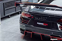 Audi R8 Coupe & Spyder IMPII Style Partial Carbon Fiber Rear Bumper | Lightweight Rear Aero Upgrade
