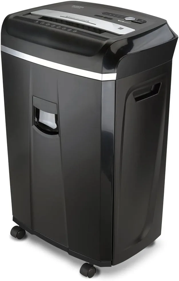 Aurora Anti-Jam 20-Sheet Crosscut CD/Paper and Credit Card Shredder, 7-Gallon pullout Basket