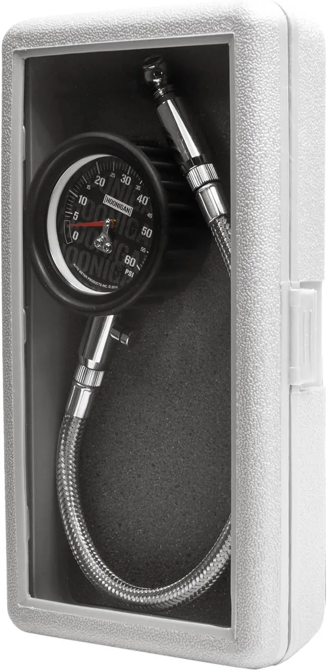 AUTO METER AutoMeter 2160-09000 Gauge, Tire Pressure, 0-60Psi, Hoonigan, Analog