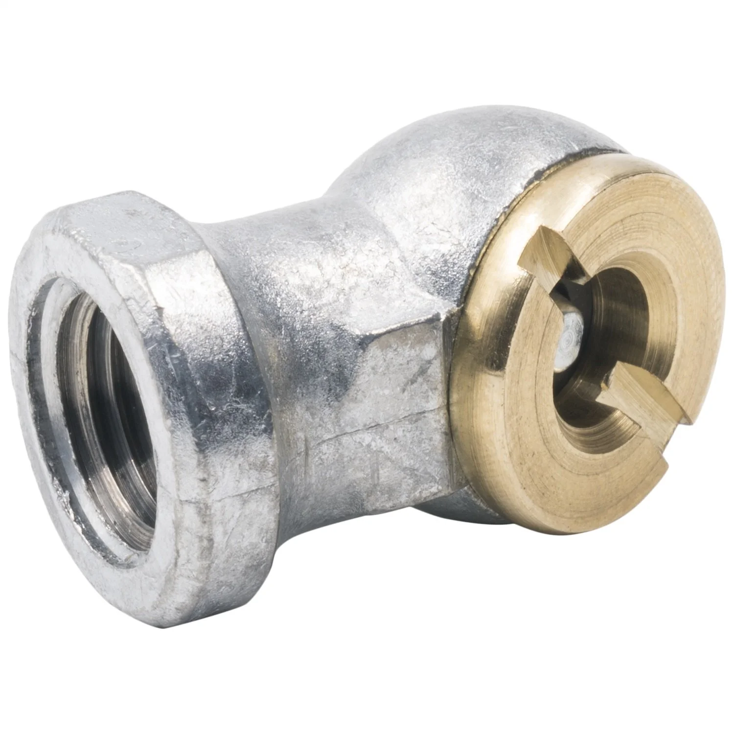 Auto Meter AIR Chuck, 90º Ball Foot, 1/4" NPT