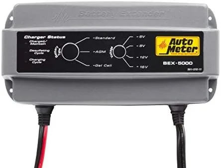 Auto Meter BEX-5000 Battery Extender 6-16V 5A - Black