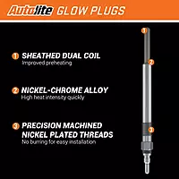 Autolite 1111 Glow Plugs (4 Pack)