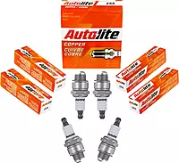 Autolite 255 Copper Non-Resistor Automotive Replacement Spark Plugs (4 Pack)