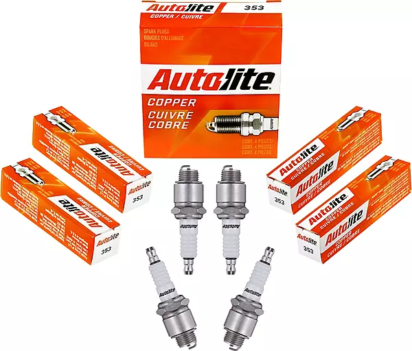 Autolite 353 Copper Non-Resistor Automotive Replacement Spark Plugs (1 Pack)