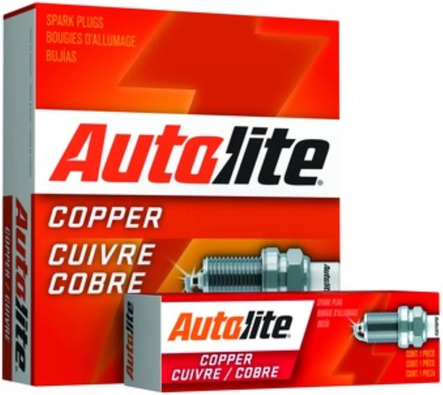 Autolite 4132 Copper Non-Resistor Automotive Replacement Spark Plugs (4 Pack)