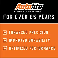 Autolite 46 Copper Resistor Automotive Replacement Spark Plug (1 Pack)