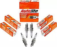 Autolite 5224 Copper Resistor Automotive Replacement Spark Plugs (4 Pack)