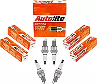 Autolite 63 Copper Resistor Automotive Replacement Spark Plugs (4 Pack)