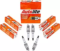 Autolite 666 Copper Resistor Automotive Replacement Spark Plugs (4 Pack)