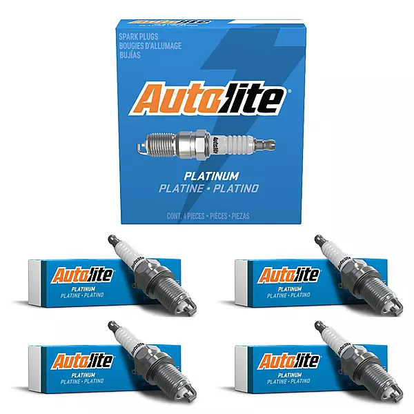 Autolite Platinum AP63 Automotive Replacement Spark Plugs (4-Pack)