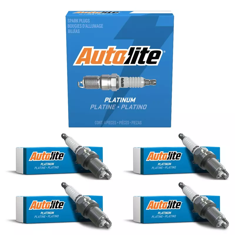 Autolite Platinum AP65 Automotive Replacement Spark Plugs (4 Pack)