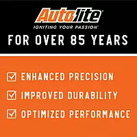 Autolite Platinum AP65 Automotive Replacement Spark Plugs (4 Pack)