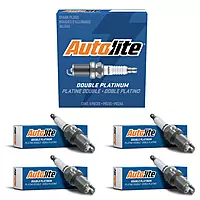Autolite APP5364 Double Platinum Automotive Replacement Spark Plugs (4 Pack)