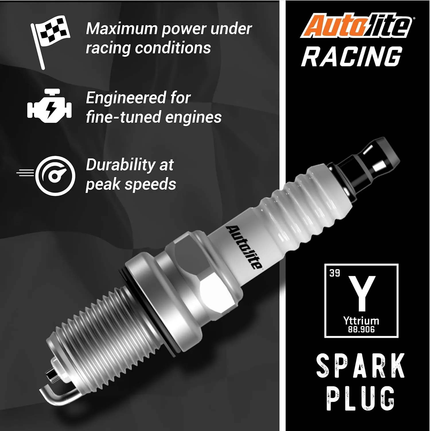 Autolite AR473 High Performance Racing Non-Resistor Spark Plug, Pack of 1